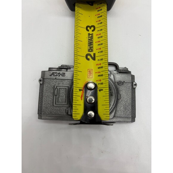 Fujica Fuji AX-5 Belt Buckle SLR 35mm Film Camera Belt Buckle - Picture 4 of 4
